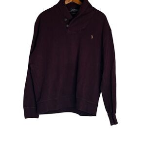 Ralph Lauren Burgundy Polo Sweater